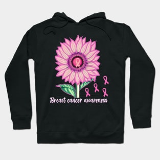 Breast Cancer Awareness Sunflower Hoodie